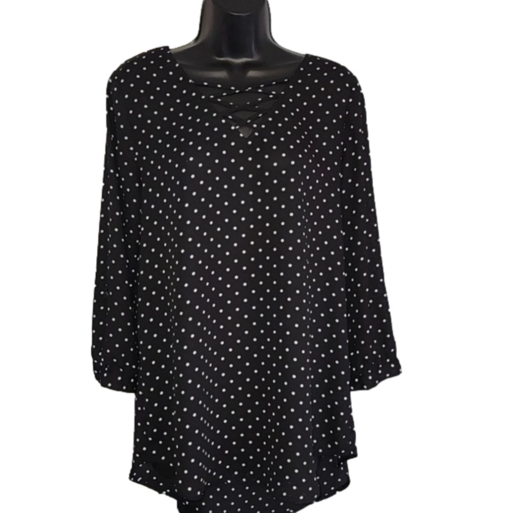 CUTE Dotted, Sheer Blouse ❤️